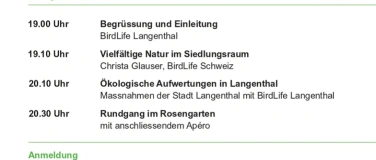 Event-Image for 'Vortragsabend: Biodiversit&auml;t im Siedlungsraum'