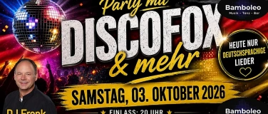 Event-Image for 'Heute alles Deutsch - Discofox & mehr'