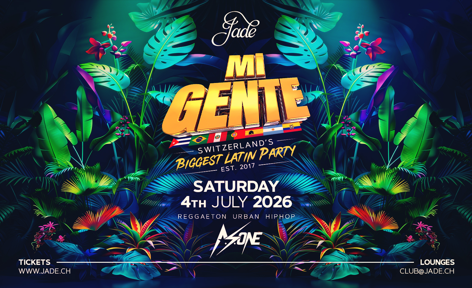 Mi GENTE @JADE CLUB ZÜRICH