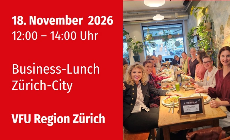 VFU Business-Lunch in Zürich, 18.11.2026