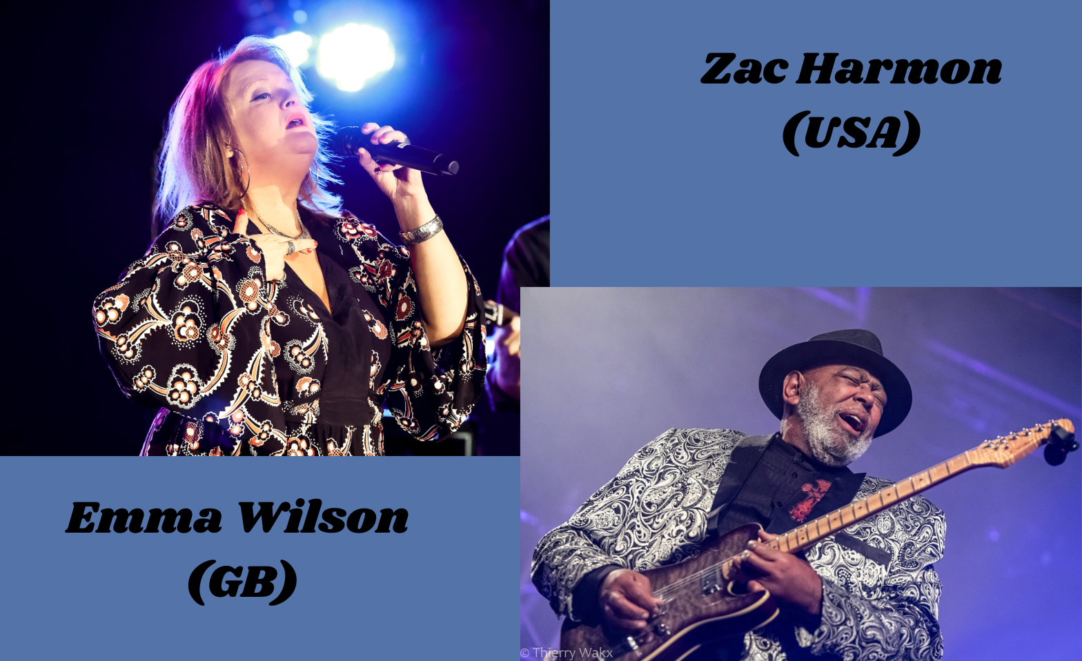 Emma Wilson Blues Band (UK) und Zac Harmon (USA) Billets