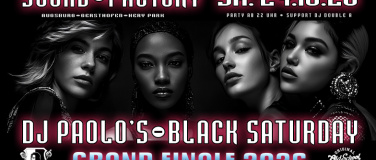 Event-Image for 'DJ Paolo's Black Saturday-Sound-Factory, Augsburg-Gersthofen'