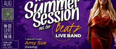 Event-Image for 'SUMMER SESSION VOL. V &ndash; BEATZlive BAND + Special Guest Amy'