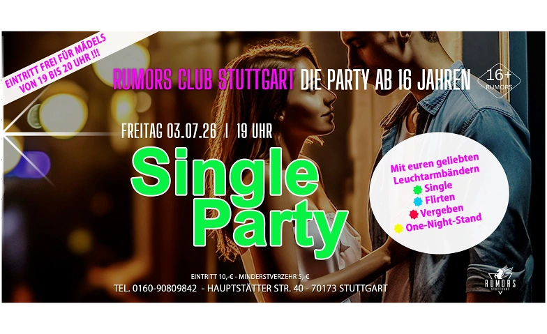 DIE PARTY ab 16 Jahren - Stuttgarts angesagteste 16er Party!