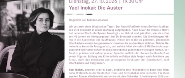 Event-Image for 'Yael Inokai: Die Auster'