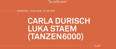 Event-Image for 'STUDIO CLUB: CARLA DURISCH &nbsp;LUKA STAEM (TANZEN6000)'