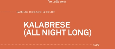 Event-Image for 'STUDIO CLUB: KALABRESE (ALL NIGHT LONG)'