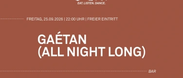 Event-Image for 'Ga&eacute;tan (All Night Long)'