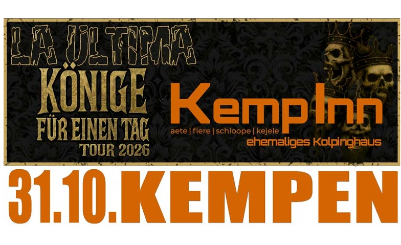 La Ultima - Könige für einen Tag Tour 2026