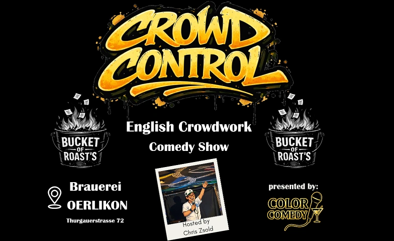 Event-Image for 'Crowd Control.   Zurich's English Crowdwork Comedy Show'