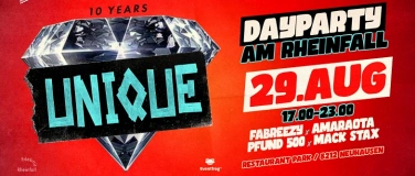 Event-Image for 'UNIQUE  DAYPARTY AM RHEINFALL  SA 29. AUGUST'