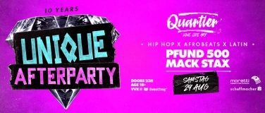 Event-Image for 'UNIQUE AFTERPARTY/ SA 29. AUG @ QUARTIER Klub'