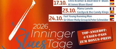 Event-Image for '4. Inninger Blues Tage - 16./17. und 23./24. Oktober 2026'