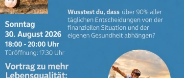 Event-Image for 'Informationen zu mehr Lebensqualit&auml;t, mehr Freiheit'