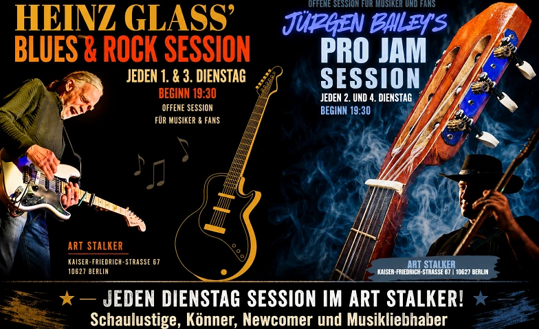 Event-Image for 'Die Rickenbackers Session - Blues, Rock, Pop, Funk f&uuml;r jeden'
