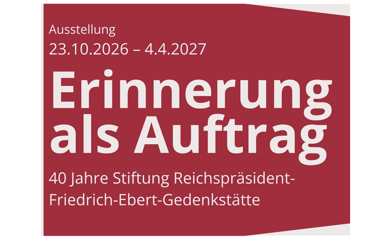 Event-Image for 'Ausstellung: Erinnerung als Auftrag. 40 Jahre Stiftung'