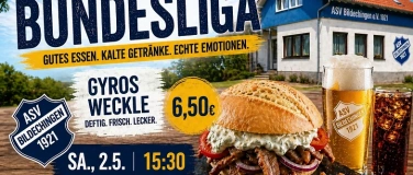 Event-Image for 'Bundesliga im Sportheim - Gyros Weckle'