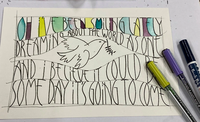 NATURENA: Handlettering inspiriert von Paul Klee