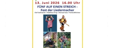 Event-Image for '5 auf einen Streich - Fest der Liedermacher'