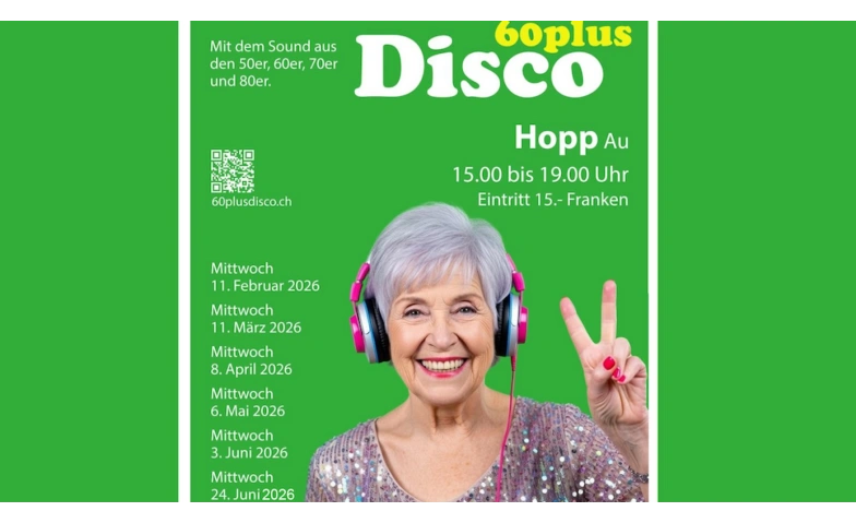 60plus Disco Hopp Tickets