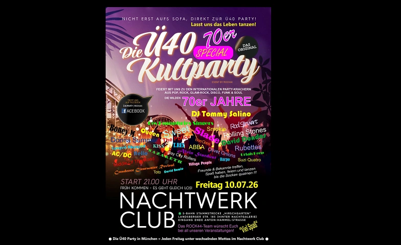 Ü40 PARTY MÜNCHEN » BACK TO THE 70s » Das Kultparty Special