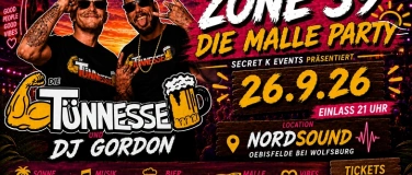 Event-Image for 'Zone 39 Die Malle Party Die T&uuml;nnesse'