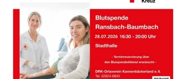 Event-Image for 'Blutspende Ransbach-Baumbach'