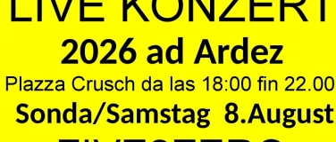 Event-Image for 'Live Konzert am 8.Aug. 2026 in Ardez'