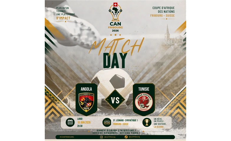 CAN Fribourg : Angola vs Tunisie