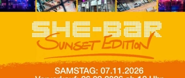 Event-Image for 'SHE-BAR & Danceclub - Sunset Edition - die Frauenparty'