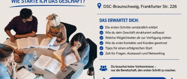 Event-Image for 'DSC Braunschweig - Workshop - Wie starte ich das Gesch&auml;ft?'