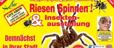 Event-Image for 'Das Original Insectophobie Riesen Spinnen & Insekten'