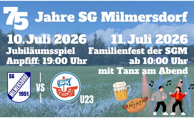 Event-Image for 'SG Milmersdorf vs. FC Hansa Rostock U23'
