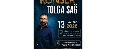 Event-Image for 'Tolga Sağ ile T&uuml;rk&uuml;ler, Deyişler ve Halay Gecesi'