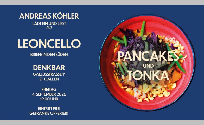 Andreas Köhler lädt ein und liest: Pancakes und Tonka