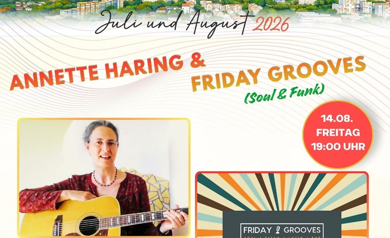 Annette Haring & danach Friday Grooves (Kultursommer)