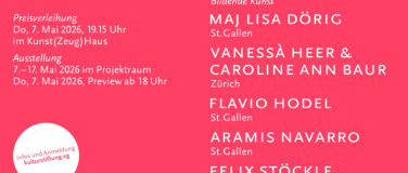 Event-Image for 'Ausstellung F&ouml;rderpreise St.Gallische Kulturstiftung'