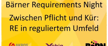Event-Image for 'B&auml;rner Requirements Night - 26. August 2026'