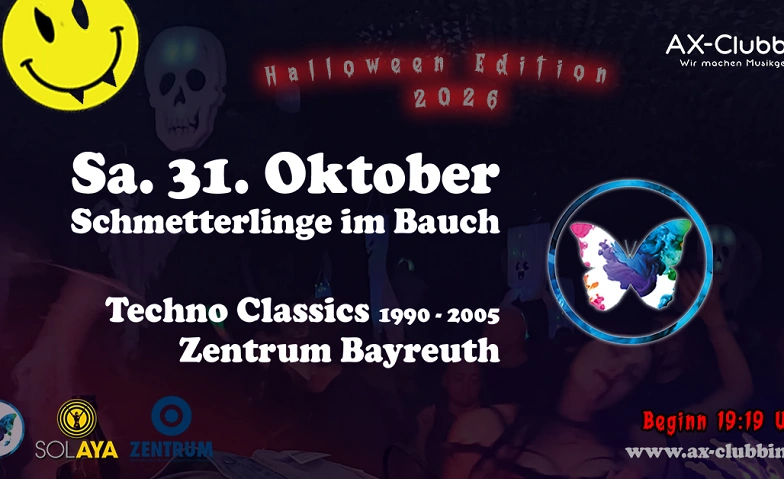 Event-Image for 'Schmetterlinge im Bauch - Techno Classics *Halloween Edition'