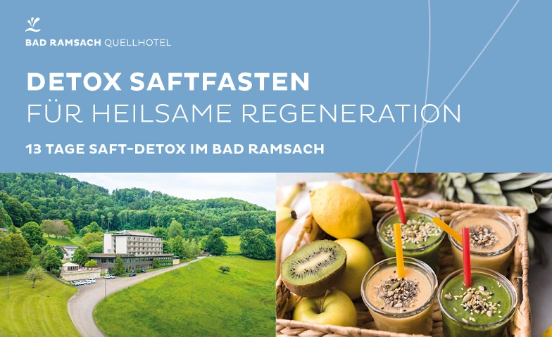 Detox Saftfasten für heilsame Regeneration im Fastenhotel
