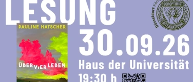 Event-Image for 'Pauline Hatscher liest aus ihrem Deb&uuml;t "&Uuml;ber vier Leben"'