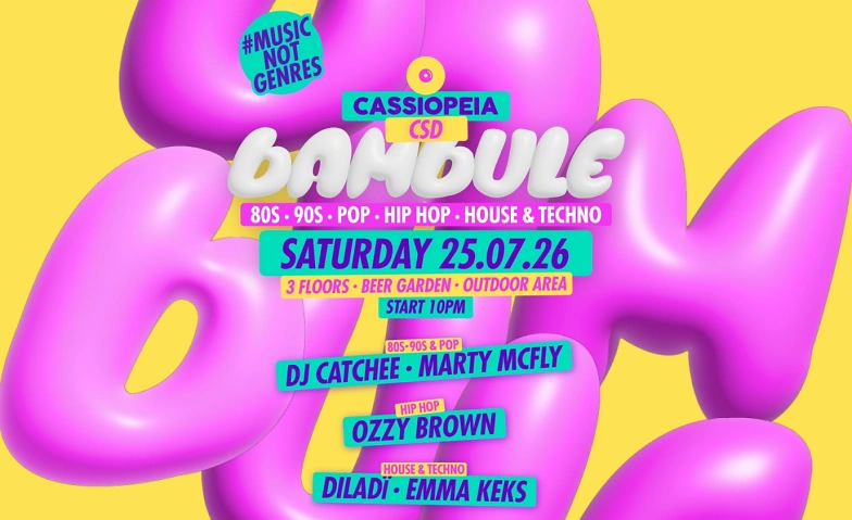 CSD Bambule (80s, 90s, Pop, Hip Hop, House & Techno)