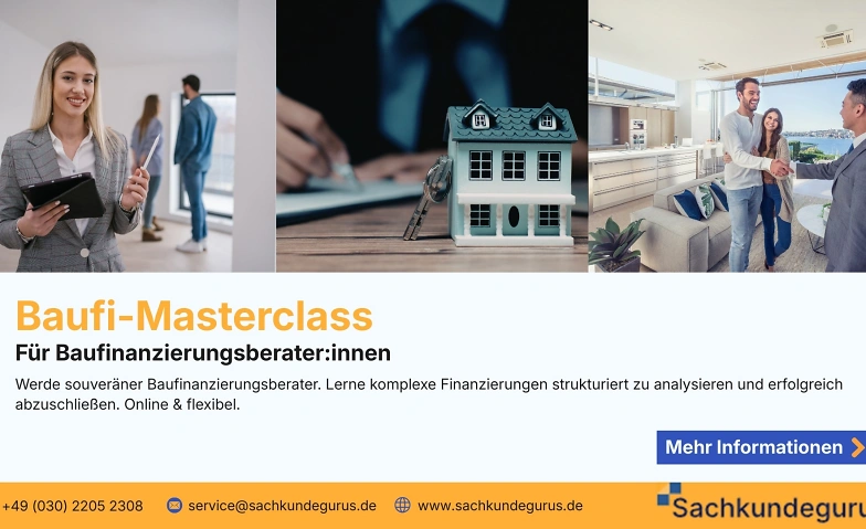 Event-Image for 'Weiterbildung f&uuml;r Baufinanzierungsberater:innen'