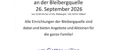 Event-Image for 'Tag der offenen T&uuml;r an der Bleibergquelle'