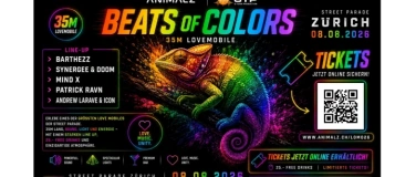Event-Image for 'LOVEMOBILE beats of colors ANIMALZ'