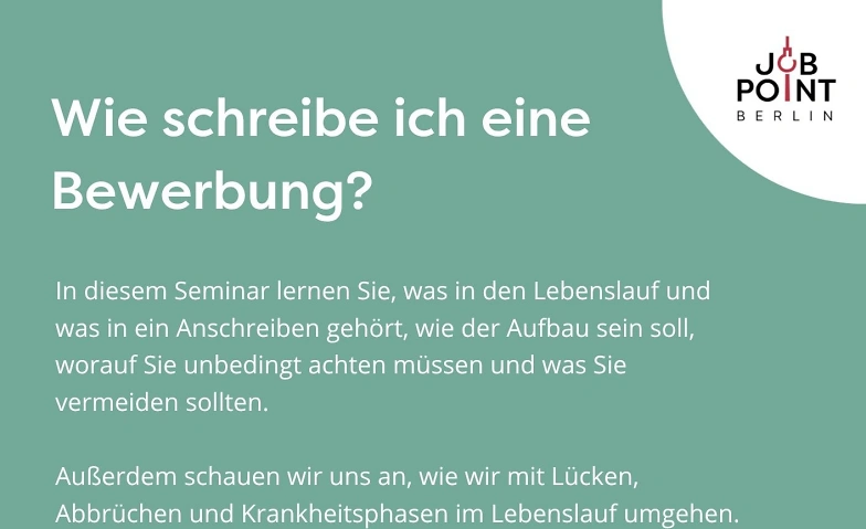 Wie schreibe ich eine Bewerbung?
