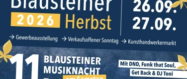Event-Image for 'Blausteiner Herbst 2026'