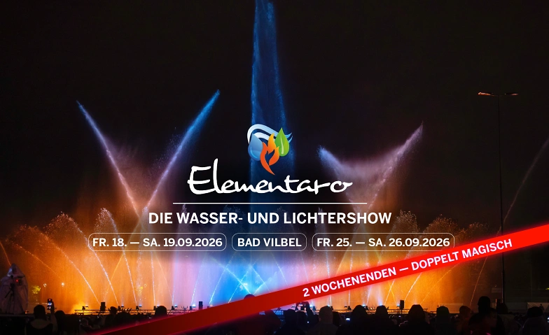 Event-Image for 'Elementaro &ndash; die Wasser- und Lichtershow'
