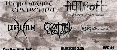 Event-Image for 'DISHARMONIC ORCHESTRA, ALTAR OF I, CASTIEL, CORRUPTUM,'