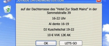 Event-Image for 'JOYRIDE - DAYDRINKING OPEN AIR'